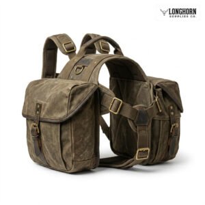 Hiking Dog Backpack with Dual Saddle Bags