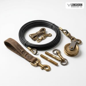 Outdoor Kennel Runner Cable Kit 30 ft